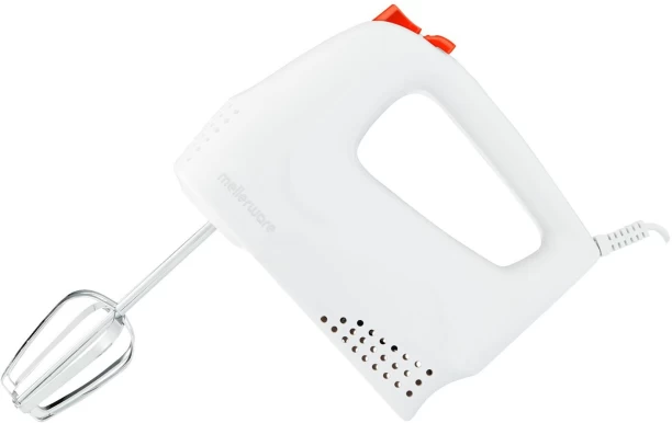 Mellerware Mixer With Dough Hooks & Beaters Chrome 5 Speed "Mixo" 100 W Hand Blender