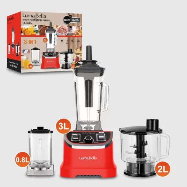 Lumabella LB-53014 Multipurpose Blender 6600 W Hand Blender