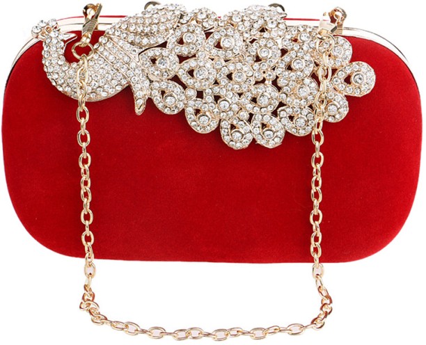 ALANES Metallic Foldover  Clutch for  Formal Occasion