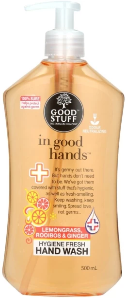 Good Stuff Hygiene Fresh Hand Wash Bottle + Dispenser For  Men & Women