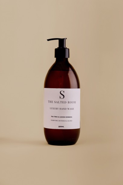 The Salted Room Luxury Hand Wash – Tea Tree & Lemon Verbena Hand Wash Bottle For  Men & Women