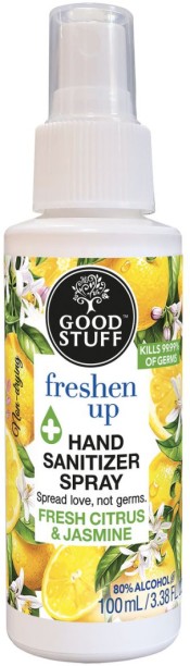 Good Stuff Freshen Up Spray Sanitizer Hand Sanitizer Bottle For  Men & Women