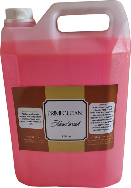PRIMI CLEAN Hand wash 5L Hand Wash Bottle For  Men & Women
