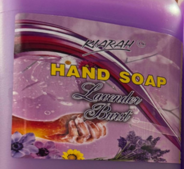 Kiarah Lavender Burst Hand Wash Bottle For  Men & Women