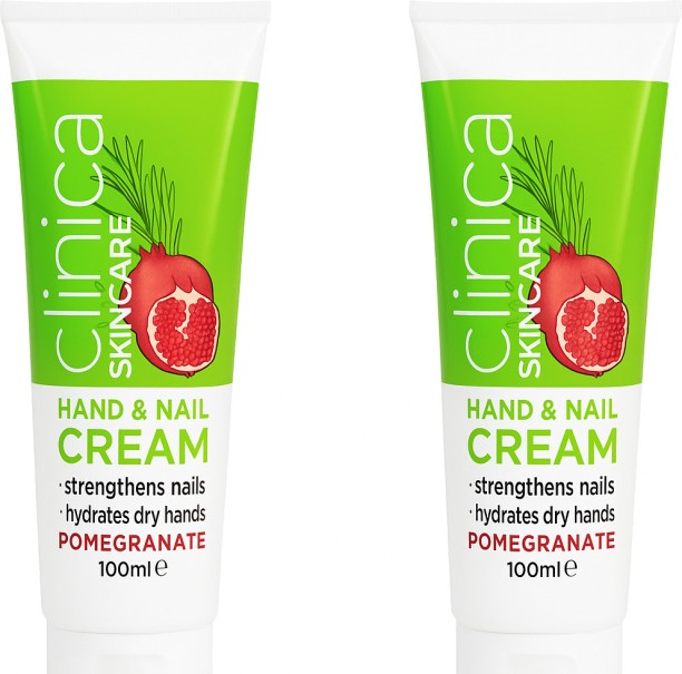 Clinica (2) Hand and Nail Cream pomegranate Hand Rub Tube For  Men & Women