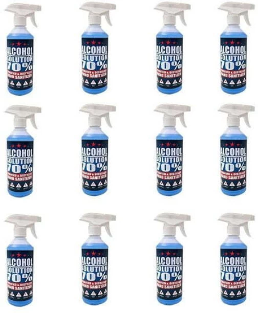 RSA 70% Alcohol Solution Hand Sanitizer Spray Bottle For  Men & Women