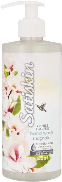 Satiskin Magnolia Hand Wash Pump Dispenser For  Men & Women