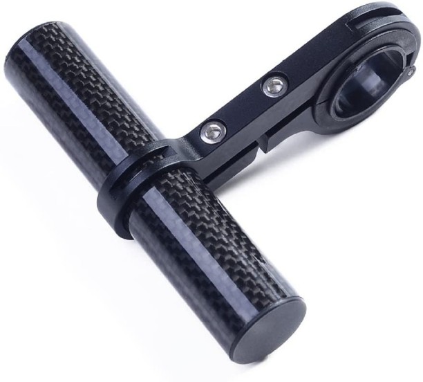 ALANES Bike Handlebar Extender for Bicycle Speedometer Headlight GPS Holder Black Clip-on Handle Bar