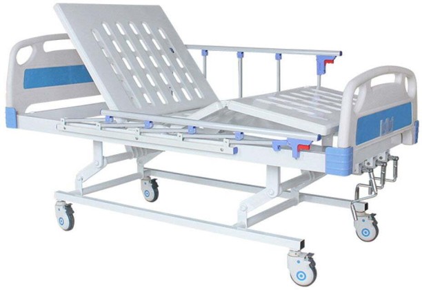 BETTER BUYS Stainless Steel, Wooden Manual Hospital Bed