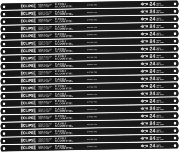 Eclipse Hacksaw Blade 24 Tooth (20pk) Hack Saw