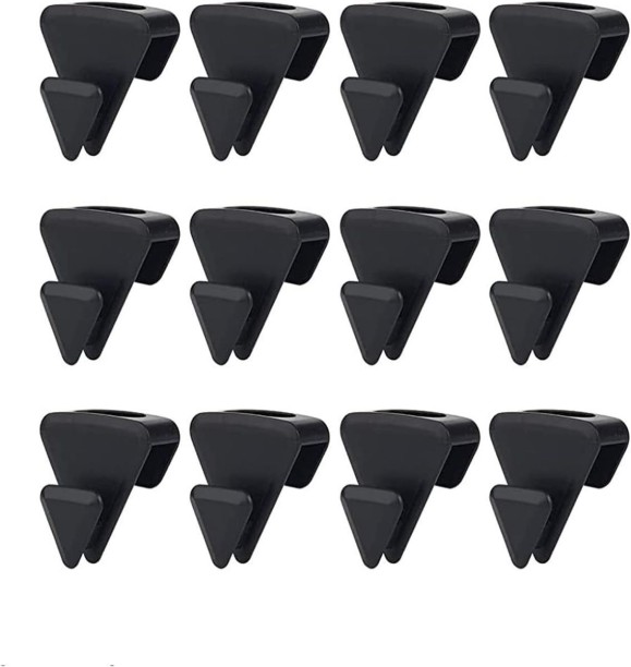 TGT- 12 Pieces Of Clothes Hanger Connector Hooks Space Saving Hangers Closet Organizers Plastic Pack of 12 Hangers For  Shirt