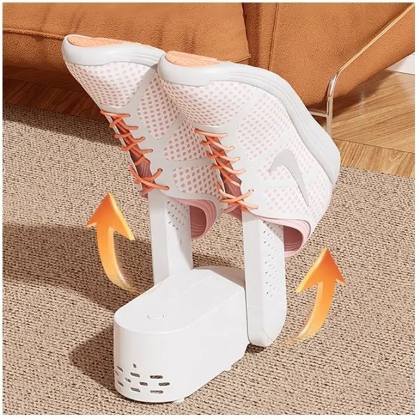 unbranded 360 Degree Hot Wind Constant Temperature Warmer Heater Electric Shoes Dryer Plastic Hanger For  Saree
