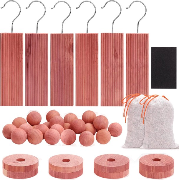 Cart In Mart Cedar Hanger Set Wooden Pack of 41 Hangers For  Coat