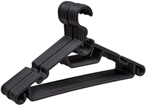 Hanging Cloths hangers Plastic Pack of 24 Hangers For  Coat