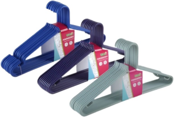 AZ Décor 036-000151 Plastic Pack of 3 Hangers For  Trousers