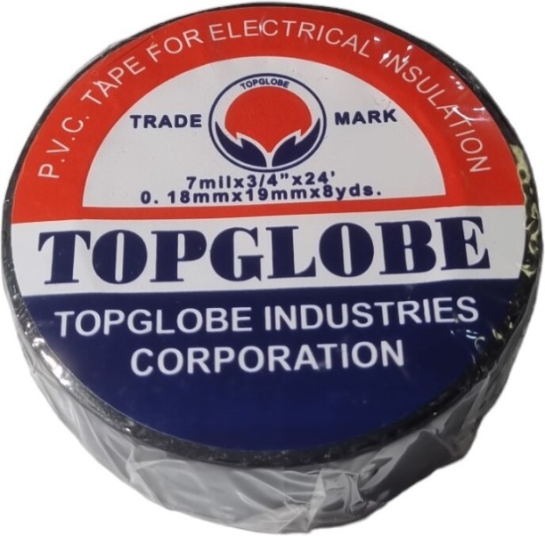 Top Globe Insulation tape 10m black 1pc BS0129 100 cm Single Sided Tape