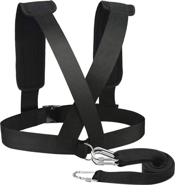 ALANES Heavy Duty Sled Workout Harness Snow Tire Pulling Strap Belt Harness