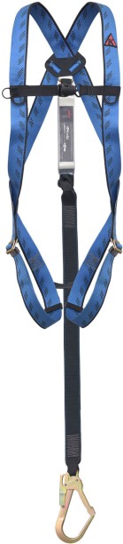 Karam Full body harness with single lanyard connecting with scaffold hook Full Body Harness