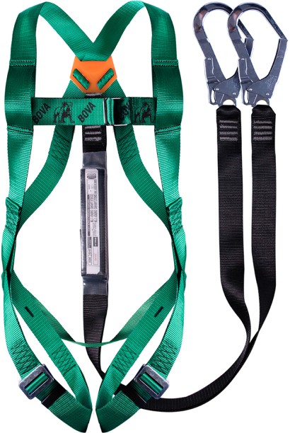 Bova Safety Harness Double Leg Lanyard+Scaff Hooks Safety Harness