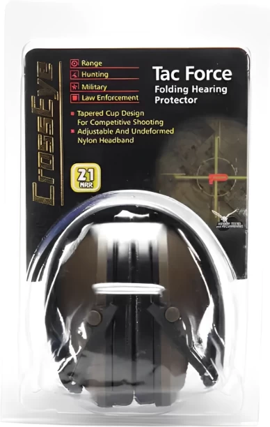 Tac Force Folding hearing protector Wired without Mic Headset