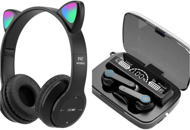 UG COMBOS CAT HEADSETS AND M19 EARBUDS Bluetooth Headset
