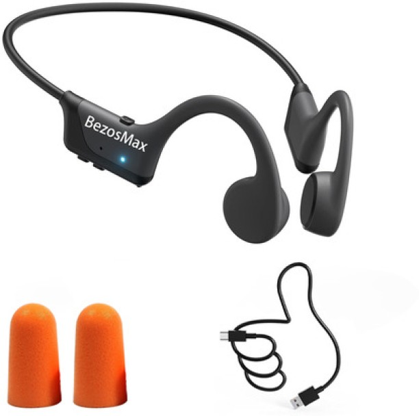 BezosMax Bone Conduction Earphones, Bluetooth Headset