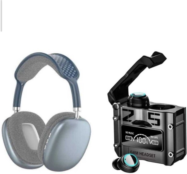 UG EARBUDS P 9 WIRELESS HEADPHONES AND M25 WIRELESS EARBUDS COMBO Bluetooth Headset