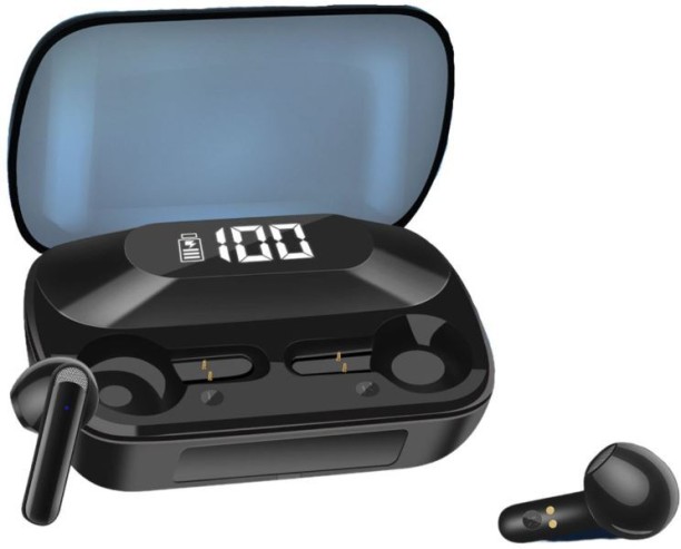 aerbes AB-EJ05 Wireless Cuffie Bluetooth V5.3 Earphones- Black Bluetooth Headset