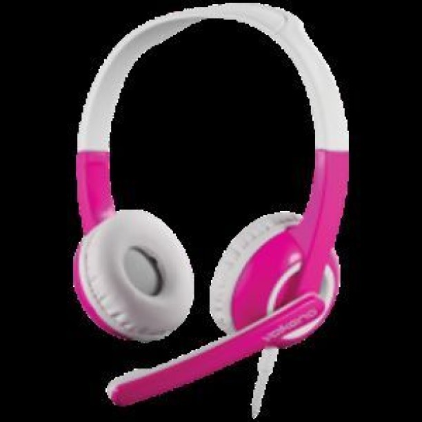 LOGITECH Kids Chat Junior Series Headset with Mic - Pink Wired Headset