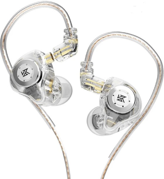 Audio Unbound KZ EDX Pro White Wired without Mic Headset