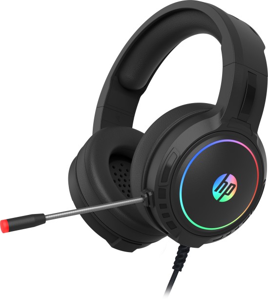 HP DHE-8006 RGB Gaming with Mic & USB/3.5mm Connection Wired Headset