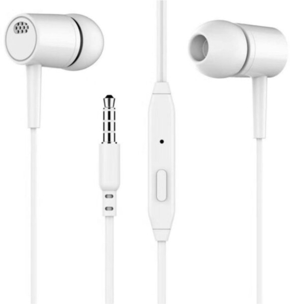 Treqa 3.5mm Dual Speakers Heavy Bass Dynamic In-ear Sport Wired Earphone Wired without Mic Headset