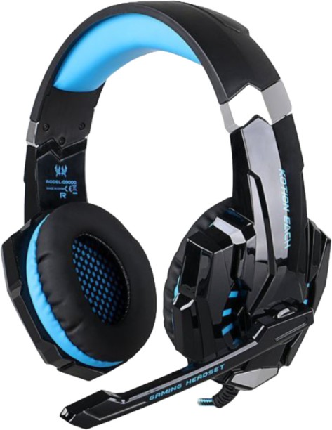 Gadgetgyz Gaming Headphones with Mic & LED - G9000 Gaming Headset, Pro Headsets Bluetooth & Wired Headset