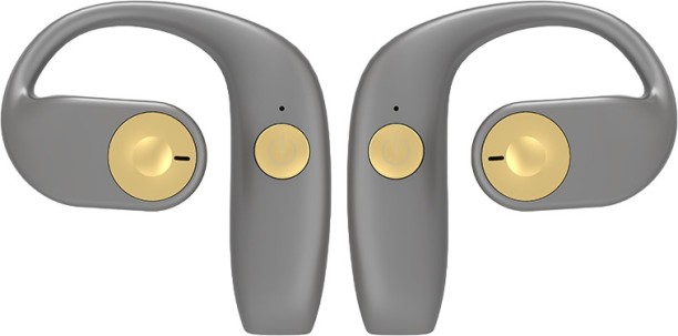 aerbes AB-EJ02 Ear Hook Bluetooth 5.2- Grey Bluetooth Headset