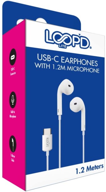 Loopd Lite Type-C Wired Earphones Wired Headset