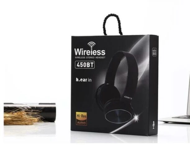 SUPER E XB450BT Wireless Extra Bass Bluetooth Headphones Bluetooth & Wired Headset
