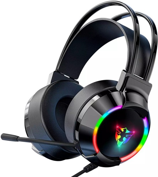 HD Cabling USB Gaming Headset | G607 with RGB / LED Lights Wired Headset