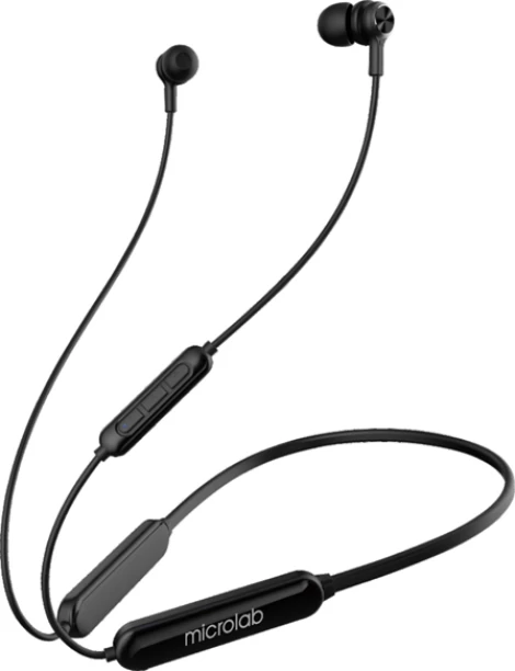 Microlab BOLT200 Premium Wireless Neckband Earphones Bluetooth Headset