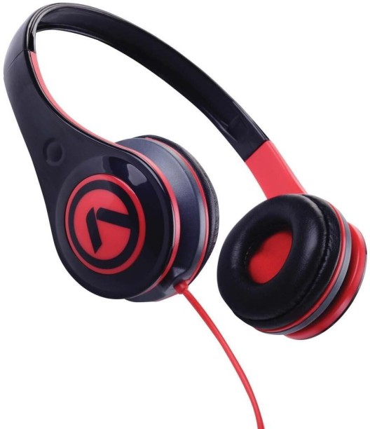 Amplify Freestylers Headphones - Black/Red Wired Headset