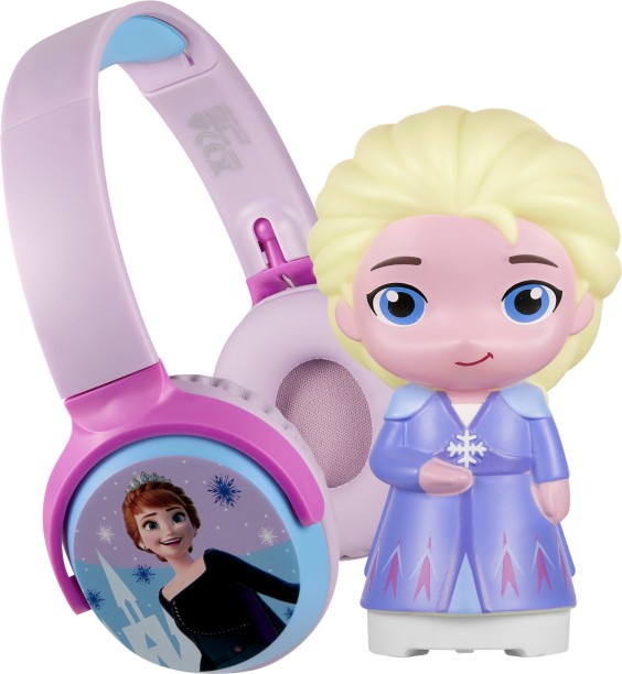 Disney Frozen Soft Touch Light With Headphones Combo Bluetooth Headset