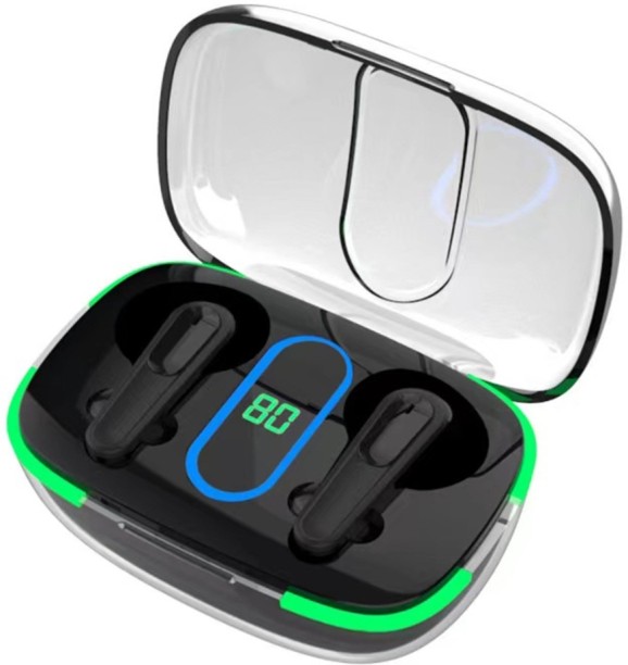 Treqa BT-34 TWS Bluetooth Headset With Transparent Case Wired Headset