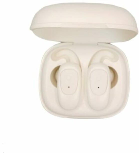 aerbes AB-D477 Wireless Bluetooth 5.1V Headsets- White Bluetooth Headset