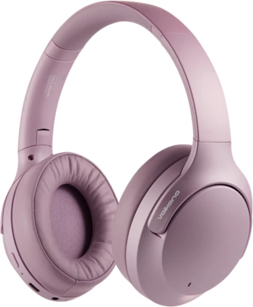 VOLKANO Odyssey Noise Cancelling Wireless Headphones - Rose Gold Bluetooth & Wired Headset