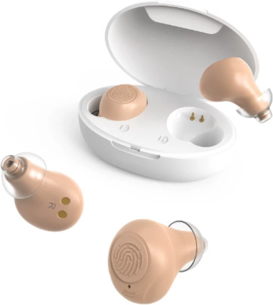 fantasy town Hearing aids, noise-cancelling in-ear hearing aids, rechargeable in-canal type, noise-free hearing aids for the elderly Bluetooth Headset