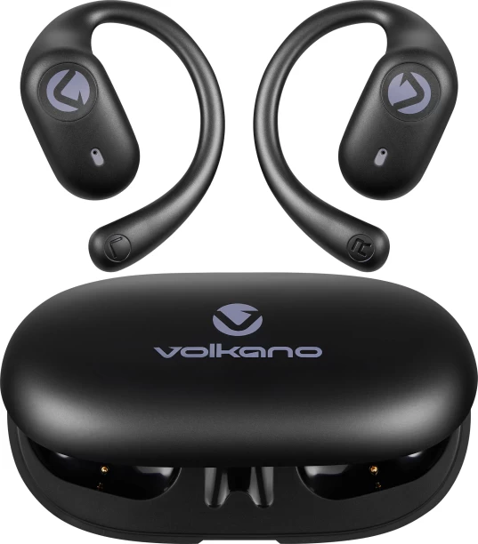 Volkano Stride 2 Air Conduction True Wireless Earphones - Black Bluetooth Headset