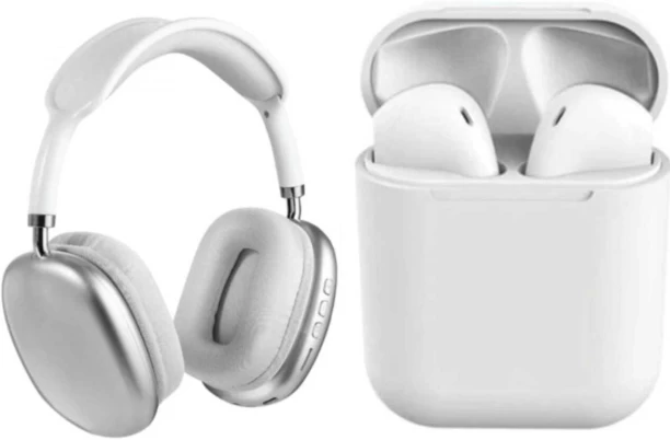 BT COMBOS P9 HEADPHONES AND i12 EARBUDS Bluetooth Headset