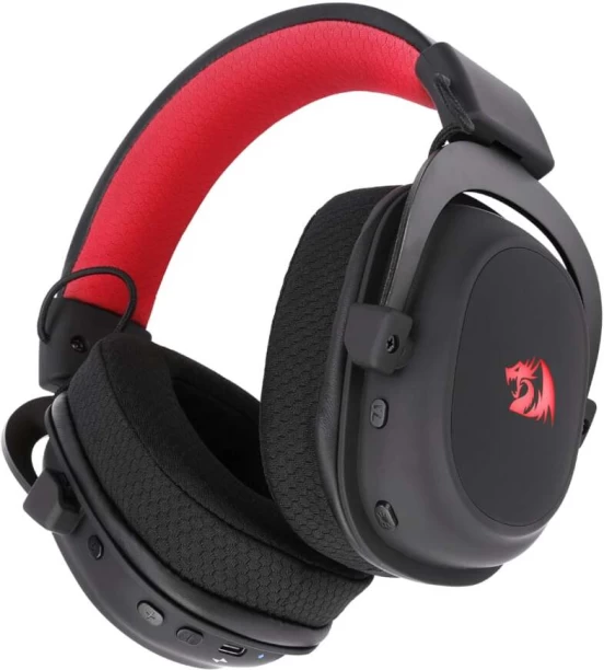 Redragon H510 ZEUS PRO 7.1 Surround Sound Wireless Gaming Headset – Black Bluetooth & Wired Headset