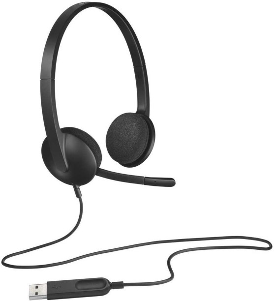 Logitech H340 USB Headset Black USB Computer EMEA Lang Wired Headset