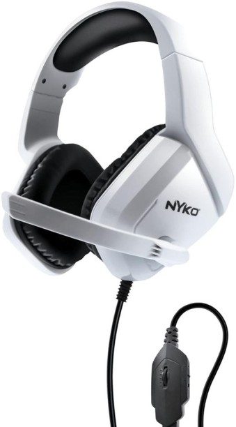 NYKO Wired Gaming Headset With Adjustable Microphone Delivers Clear Chat Sound Wired Headset