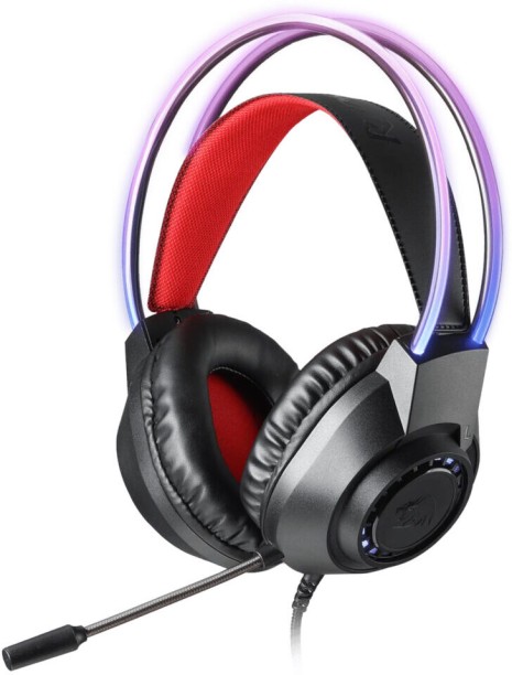 Redragon SCREAM Over-Ear RGB Gaming Headset – Black Wired Headset